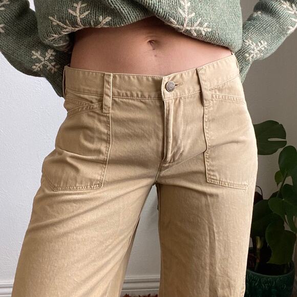 vintage low rise wide leg pants - Picture 2 of 7